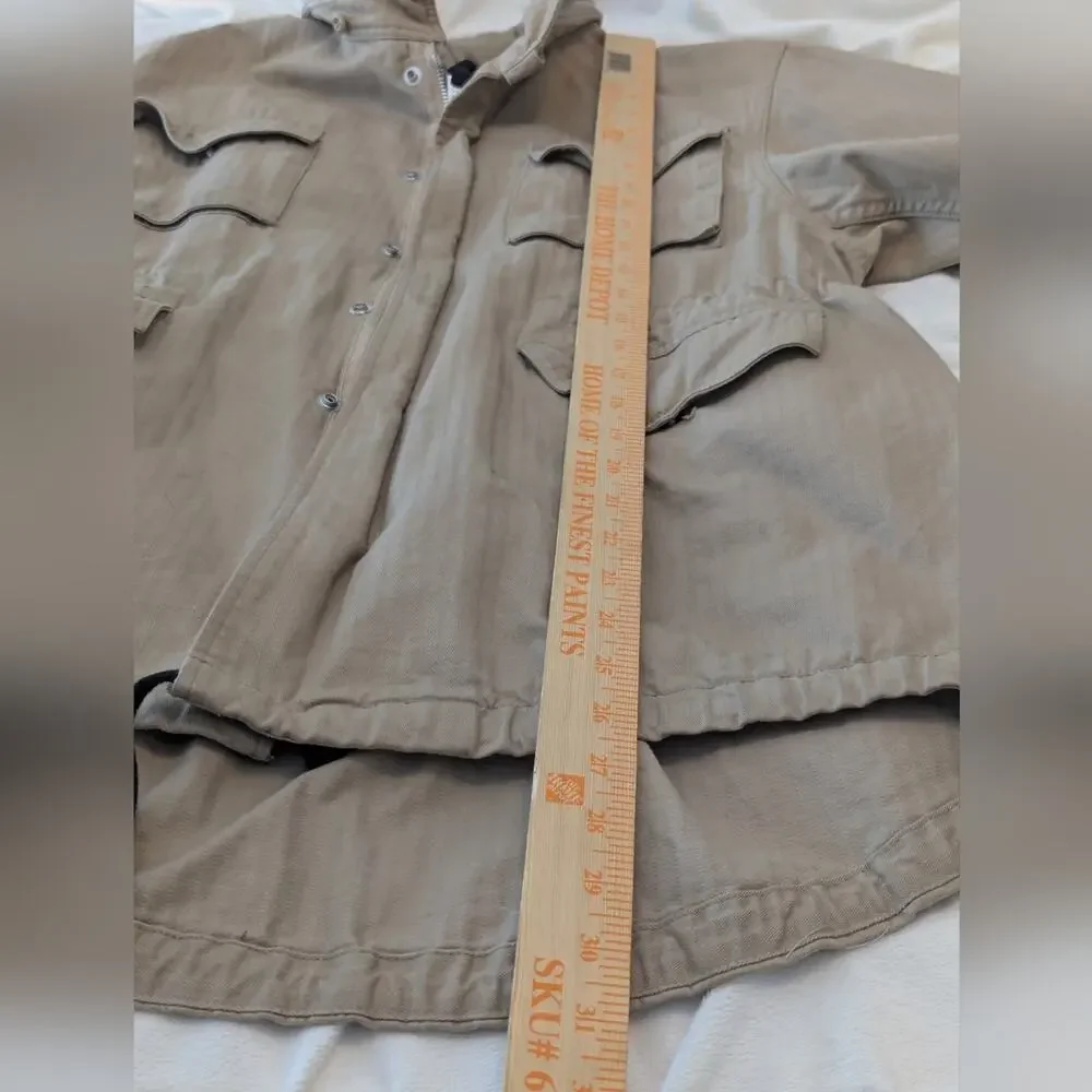 Vis A Vis Military Chore Utility Canvas Jacket, Sz 2 (S US)